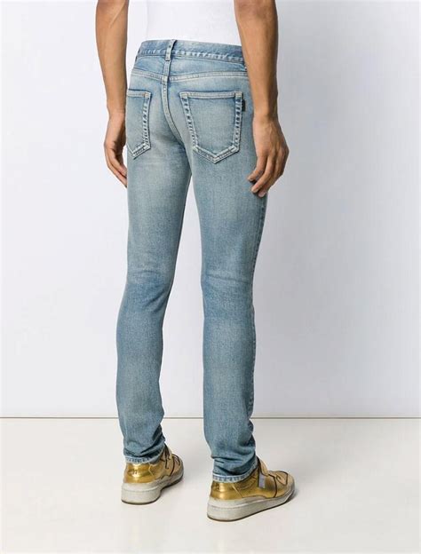 ysl mens skinny jeans|saint laurent slim fit jeans.